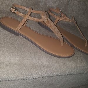 J. CREW cork sandals